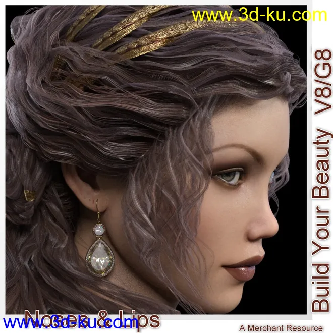 Build Your Beauty - Lips and Nose- V8G8模型的图片1