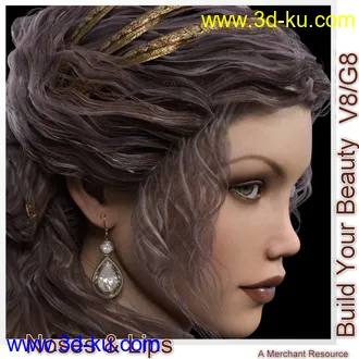 3D打印模型Build Your Beauty - Lips and Nose- V8G8的图片