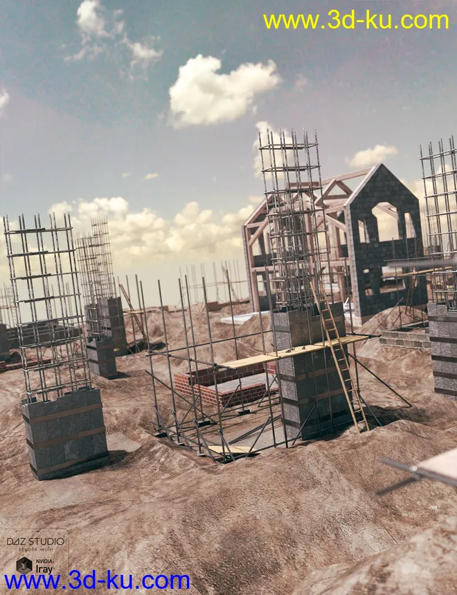 Building Site Buildings模型的图片2