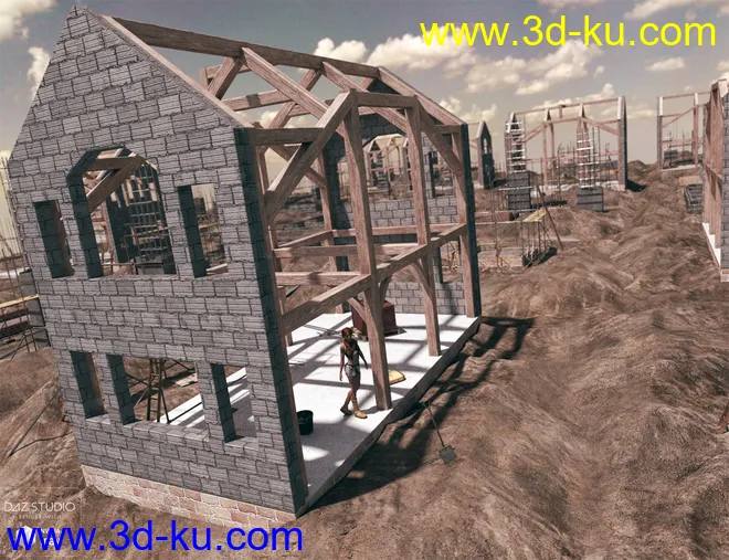 Building Site Buildings模型的图片3