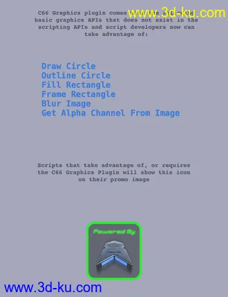 3D打印模型C66 Graphics Plug-in的图片