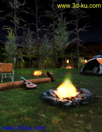 3D打印模型Camping Site的图片