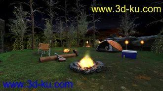 3D打印模型Camping Site的图片