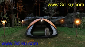 3D打印模型Camping Site的图片