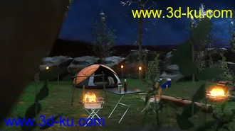 3D打印模型Camping Site的图片