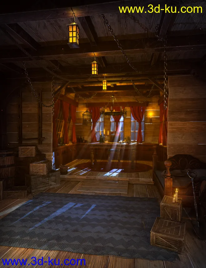 Captain's Quarters Environment模型的图片2