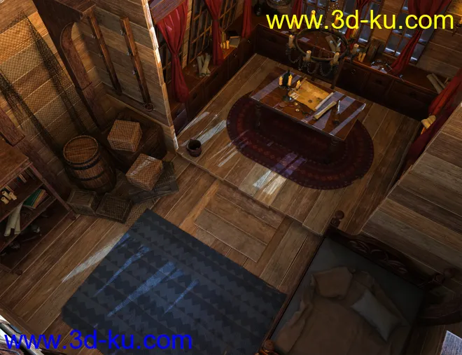 Captain's Quarters Environment模型的图片3