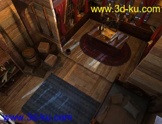 3D打印模型Captain's Quarters Environment的图片