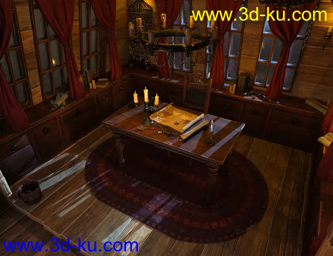 Captain's Quarters Environment模型的图片5
