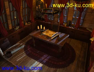 3D打印模型Captain's Quarters Environment的图片