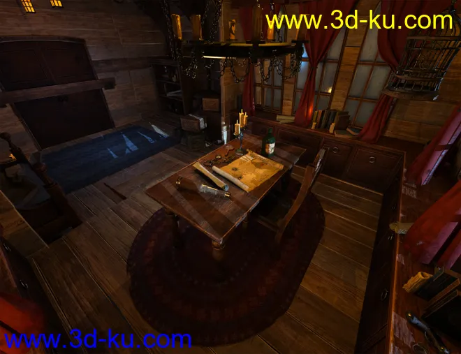 Captain's Quarters Environment模型的图片6