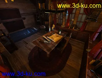 3D打印模型Captain's Quarters Environment的图片