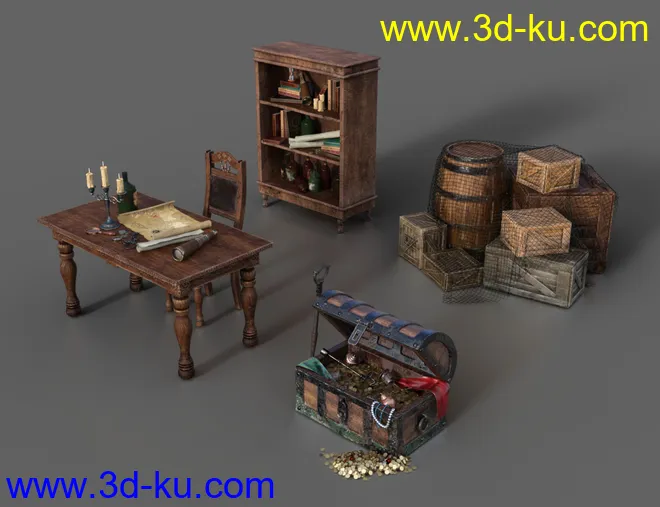 Captain's Quarters Environment模型的图片9