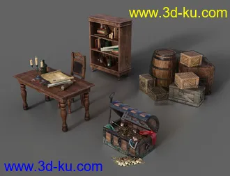3D打印模型Captain's Quarters Environment的图片