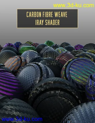 3D打印模型Carbon Fibre Weave Iray Shader的图片