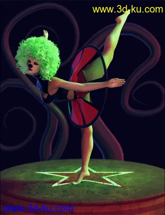 3D打印模型Carnival Dolls Poses for Genesis 8 Female的图片