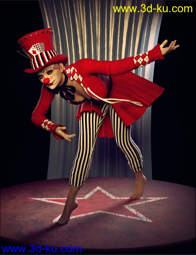 Carnival Dolls Poses for Genesis 8 Female模型的图片6