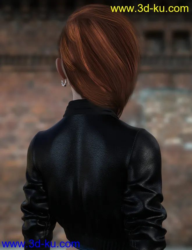 Cassyus Hair for Genesis 8 Females模型的图片7