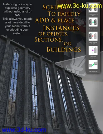 3D打印模型Castle Creator For Daz Studio的图片