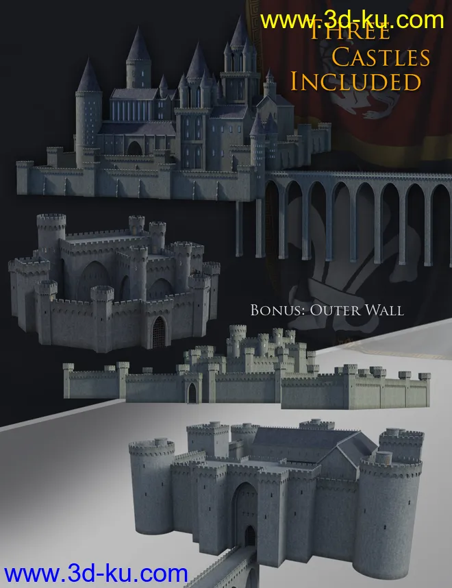 Castle Creator For Daz Studio模型的图片7