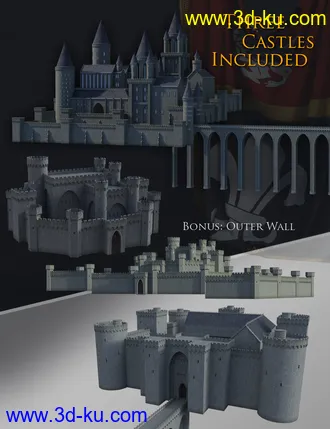 3D打印模型Castle Creator For Daz Studio的图片