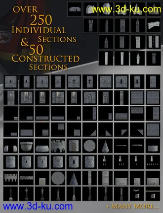 3D打印模型Castle Creator For Daz Studio的图片