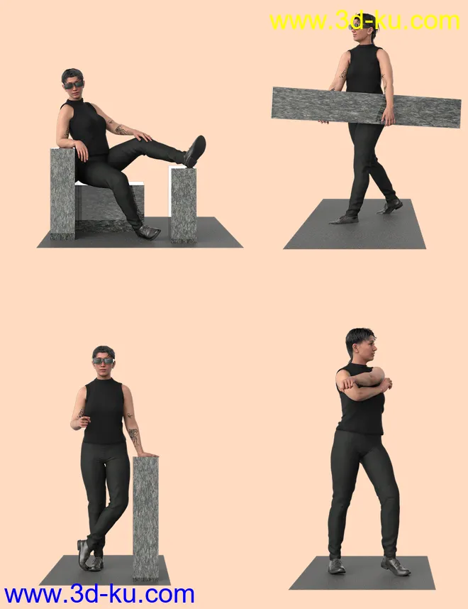 Catty Signature Poses for Catty 8.1模型的图片5