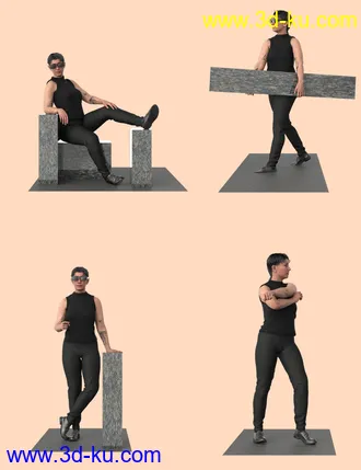 3D打印模型Catty Signature Poses for Catty 8.1的图片