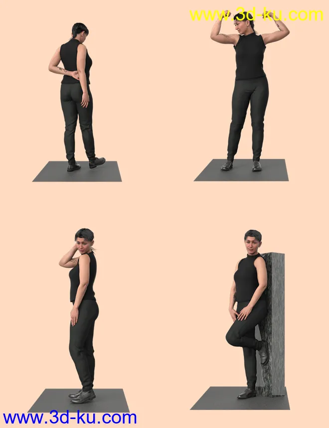 Catty Signature Poses for Catty 8.1模型的图片6