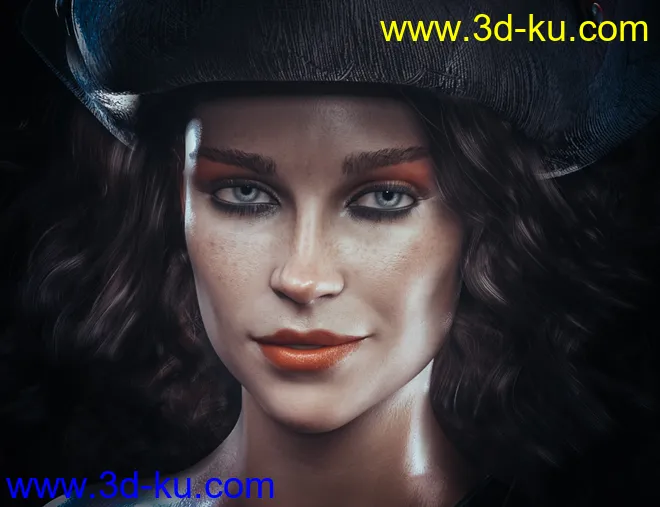 CB Alyona HD For Genesis 8 and 8.1 Female模型的图片3