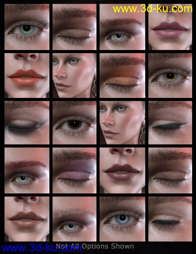 CB Alyona HD For Genesis 8 and 8.1 Female模型的图片8