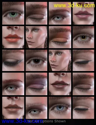 3D打印模型CB Alyona HD For Genesis 8 and 8.1 Female的图片