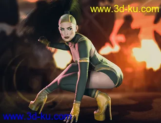 3D打印模型CB Cento For Genesis 8 and Genesis 8.1 Females的图片