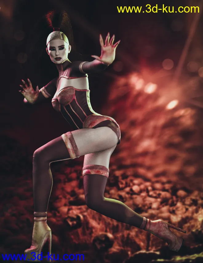 CB Cento For Genesis 8 and Genesis 8.1 Females模型的图片5