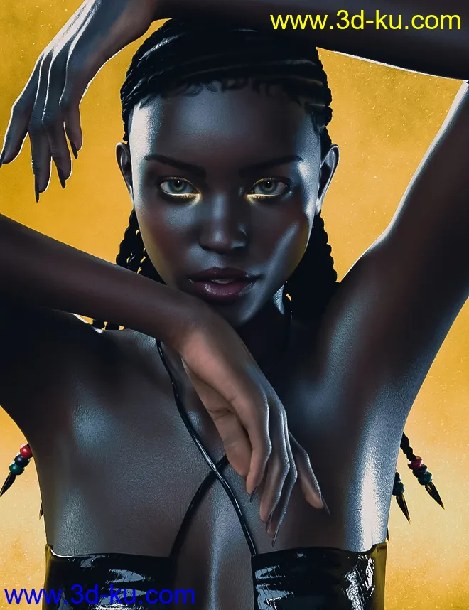 CB Sabah HD For Genesis 8.1 Female模型的图片1