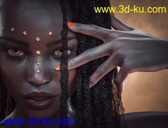 3D打印模型CB Sabah HD For Genesis 8.1 Female的图片