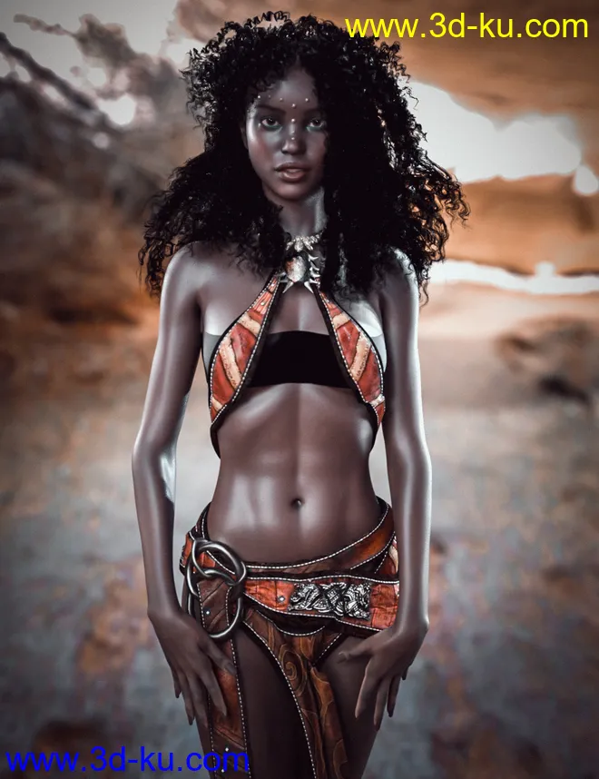 CB Sabah HD For Genesis 8.1 Female模型的图片3