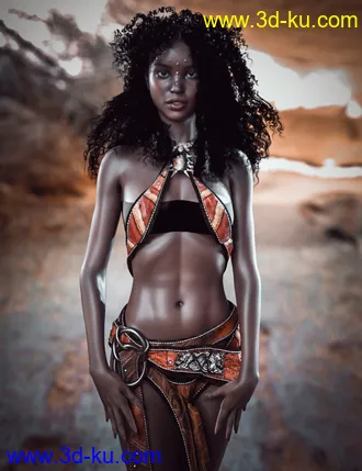 3D打印模型CB Sabah HD For Genesis 8.1 Female的图片
