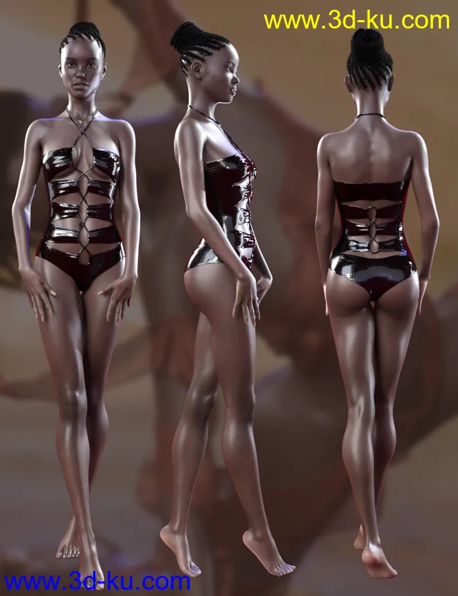 CB Sabah HD For Genesis 8.1 Female模型的图片6