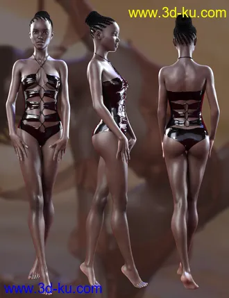 3D打印模型CB Sabah HD For Genesis 8.1 Female的图片