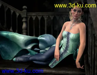 CB Sophia Character, Clothing, and Texture Sets Bundle模型的图片12