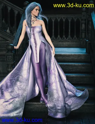 3D打印模型CB Sophia Character, Clothing, and Texture Sets Bundle的图片