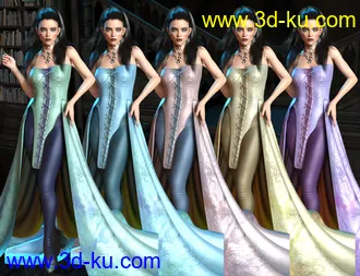 3D打印模型CB Sophia Character, Clothing, and Texture Sets Bundle的图片