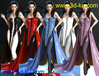 3D打印模型CB Sophia Character, Clothing, and Texture Sets Bundle的图片