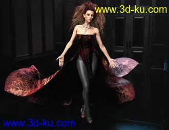 3D打印模型CB Sophia Character, Clothing, and Texture Sets Bundle的图片