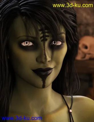 3D打印模型CC Memento Mori for Genesis 8.1 Female的图片