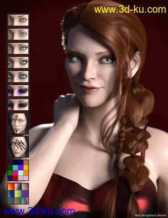 3D打印模型CC Memento Mori for Genesis 8.1 Female的图片