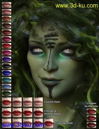 3D打印模型CC Memento Mori for Genesis 8.1 Female的图片