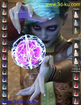 3D打印模型CC Memento Mori for Genesis 8.1 Female的图片