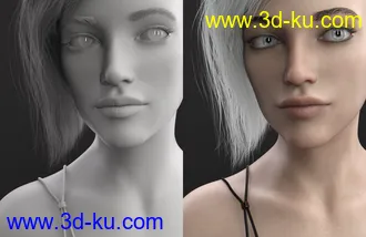 3D打印模型CC Memento Mori for Genesis 8.1 Female的图片
